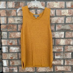 Marled Knit Tank Top, Size M